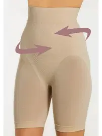 Miss Fit Miss Fit Parçalı Çift Kat Mideli Slikonlu Kaymaz Korse 1227