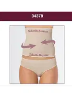 Miss Fit Silikonlu Kaymaz Bel Korse 34378 Ten detay görünüm