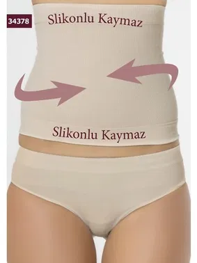 Miss Fit Miss Fit Silikonlu Kaymaz Bel Korse 34378