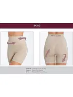 Miss Fit Yüksek Bel Silikonlu Kaymaz Korse Boxer 34313 Ten farklı açı