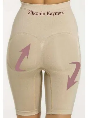 Miss Fit Miss Fit Yüksek Bel Uzun Korse Silikonlu Kaymaz 34314 - Alternatif Görünüm