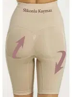 Miss Fit Yüksek Bel Uzun Korse Silikonlu Kaymaz 34314 Ten detay görünüm
