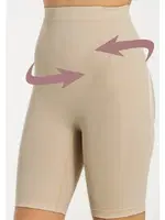 Miss Fit Yüksek Bel Uzun Korse Silikonlu Kaymaz 34314 Ten