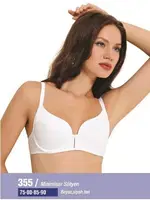 NBB Desteksiz Sütyen 355 Beyaz detay görünüm