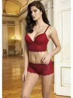 Nurteks 4321 Desteksiz Sütyen Takım Bordo