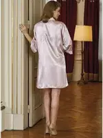 Nurteks 5300 Saten Kimono Pudra detay görünüm