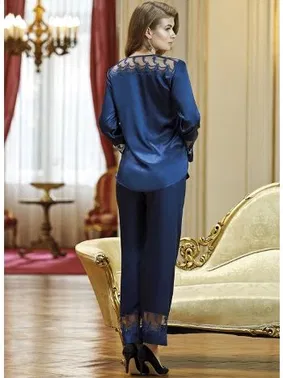 Nurteks Nurteks 5691 2li Saten Pijama Takım - Alternatif Görünüm