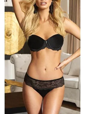 Orkide Orkide Belçika Desteksiz Kadife Sütyen Takım - Alternatif Görünüm