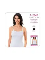 Öztaş Bayan İp Askılı Atlet A2640 Beyaz detay görünüm