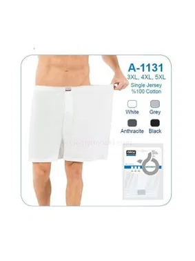 Öztaş Öztaş Erkek Battal Penye Boxer A1131 - Alternatif Görünüm