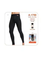 Öztaş Erkek Likralı Termal Uzun Don A1750 Siyah detay görünüm