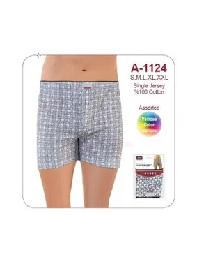 Öztaş Öztaş Erkek Penye Boxer A1124 - Alternatif Görünüm