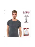 Öztaş Erkek Ribana Sıfır Yaka A1060 Antrasit farklı açı