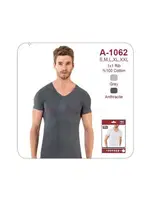 Öztaş Erkek Ribana V Yaka A1062 Antrasit detay görünüm