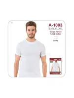 Öztaş Erkek Sıfır Yaka Atlet A1003 Beyaz farklı açı