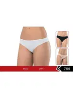 Pamuk Elastan Dikişsiz Bikini Erdem 7105 Beyaz görsel 5