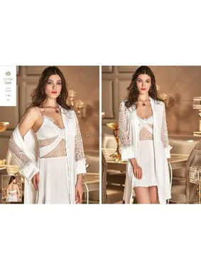 Jeremi Penye Gecelik Sabahlık Takım Jeremi 2655