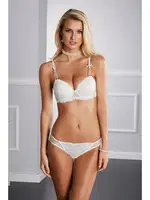 Pierre Cardin Desteksiz Dantelli Çeyizlik Sütyen Takımı İsabella 4030 Ekru