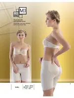 Popo Dikleştirici Korse Boxer Paçası Dantelli Emay 2002 Ten görsel 14