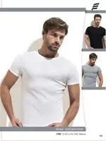 Ribana Sıfır Vaka Erkek Fanila -3 lü Paket Erdem 1197 Beyaz görsel 4