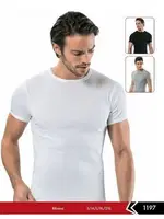 Ribana Sıfır Vaka Erkek Fanila -3 lü Paket Erdem 1197 Beyaz farklı açı