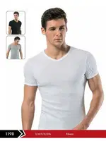 Ribana V Vaka Erkek T-Shirt Erdem 1198 Beyaz farklı açı