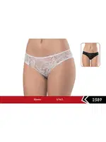 Ribanla Dantelli Bikini Erdem 2589 Beyaz detay görünüm