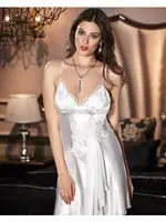 Saten Gecelik Sabahlık Takım Jeremi 2554 detay görünüm