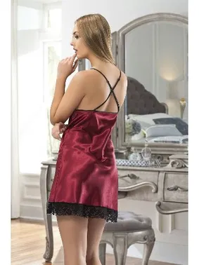 Sistina Saten Gecelik Tek Parça Sistina M-348 - Alternatif Görünüm