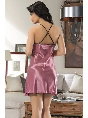 Sistina Saten Gecelik Tek Parça  Sistina M-367 - Alternatif Görünüm