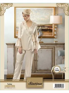 Sistina Saten Pijama Sistina 1592 - Alternatif Görünüm