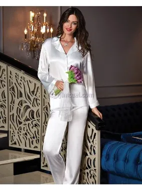 Jeremi Saten Pijama Takım Jeremi 6523 - Alternatif Görünüm