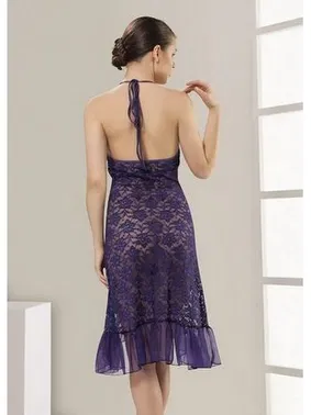 Sistina Sistina S-633 Tek Parça Şifon Gecelik - Alternatif Görünüm