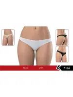 Tanga Kadın Bikini Külot Erdem 7106 Beyaz görsel 5