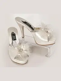 G & C Collection Taş Tüylü Plartform Çeyiz Terliği- G&c Collection 145