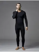 Termal O Yaka Uzun Kol T-Shirt Dagi D6125 Ekru detay görünüm