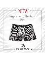 Zebra Baskılı Erkek Boxer Trunk Doreanse 1814 Baskılı detay görünüm