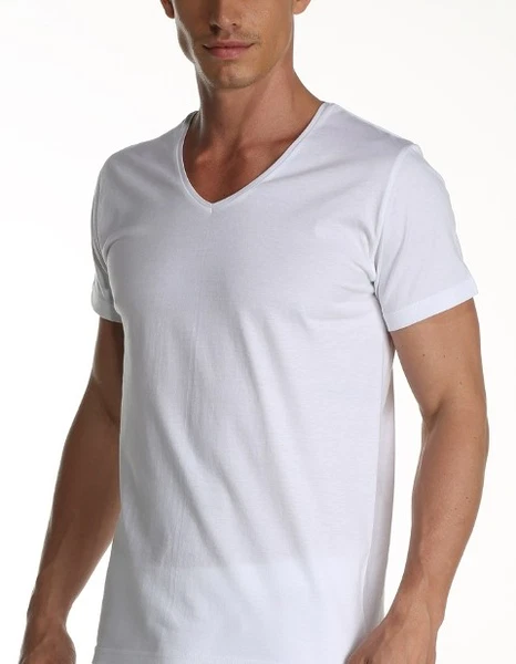 Çift Kaplan Süprem V Yaka T-Shirt 952