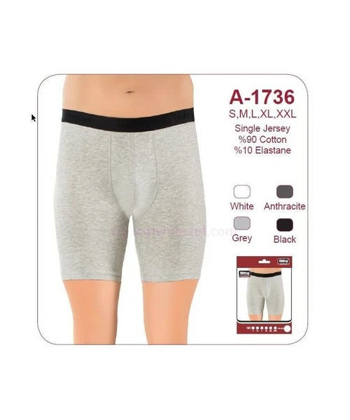 Erkek Lycralı Uzun Boxer Öztaş A1736