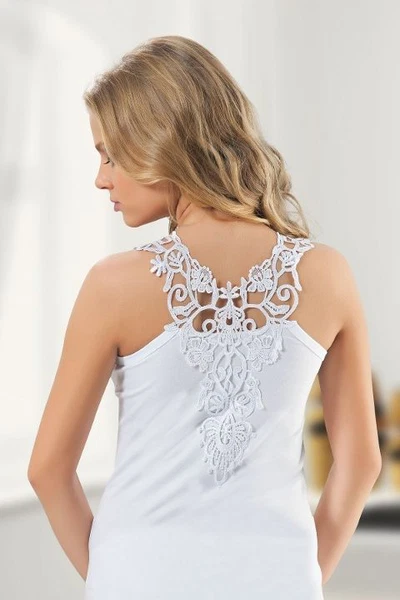 Hmd Bayan Arkası Güpürlü Atlet 2411