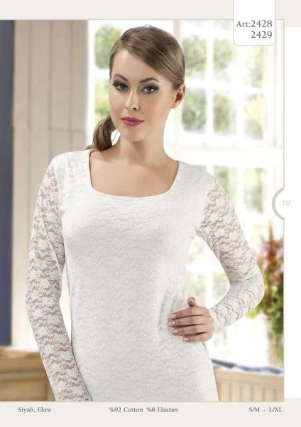 Hmd Bayan Likra Dantel Atlet 2428