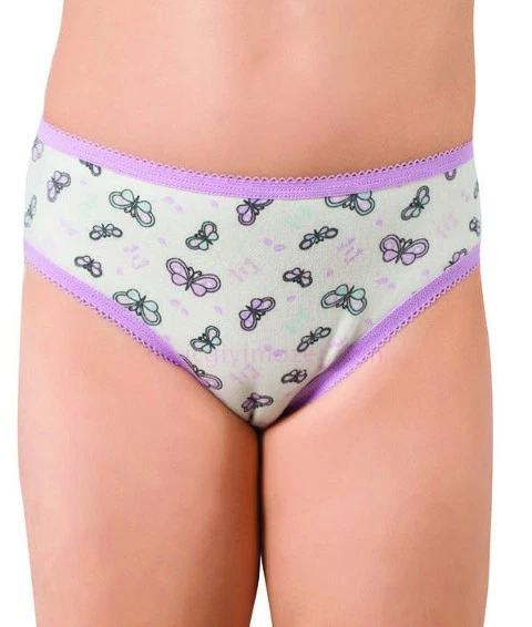 Kız Baskılı Lycralı Slip 6 Lı Paket Öztaş B4723