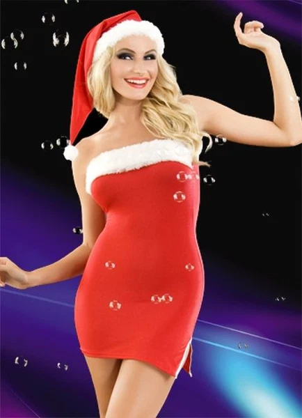 La Blinque Kırmızı Yılbaşı Kostüm 2042