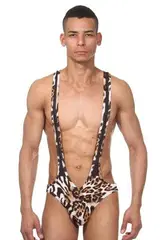 La Blinque Leopar Erkek Body 15158