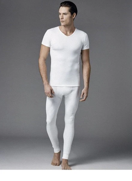 Likralı V Yaka Kısa Kol Termal Üst Eros ES 1456