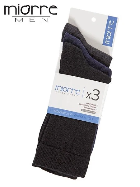 Miorre 3 Lü Pamuk Erkek Çorap