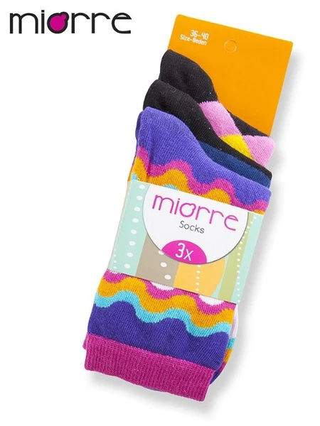 Miorre Bayan 3 Lü Soket Çorap