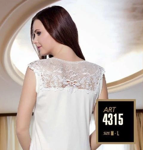 Sırtı Dantelli Atlet Lady 4315