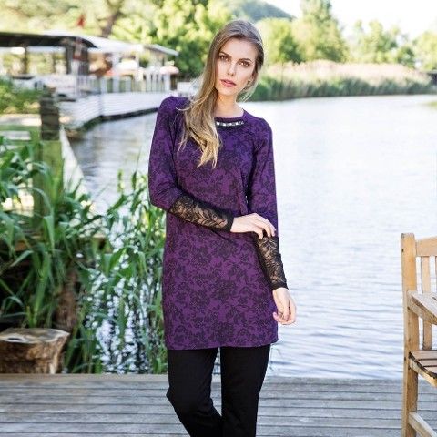 Tunik Pijama Takım Anıl 9485