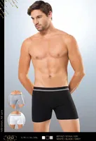 Anıt Çizgili Licralı Erkek Boxer 1252 Siyah görsel 7